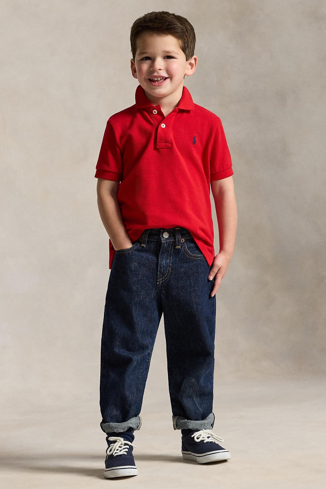 Ralph Lauren Little Boys Basic Mesh Polo Shirt