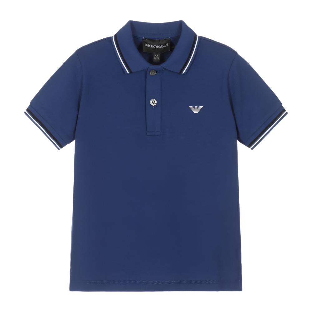 Boys armani 2025 polo shirt