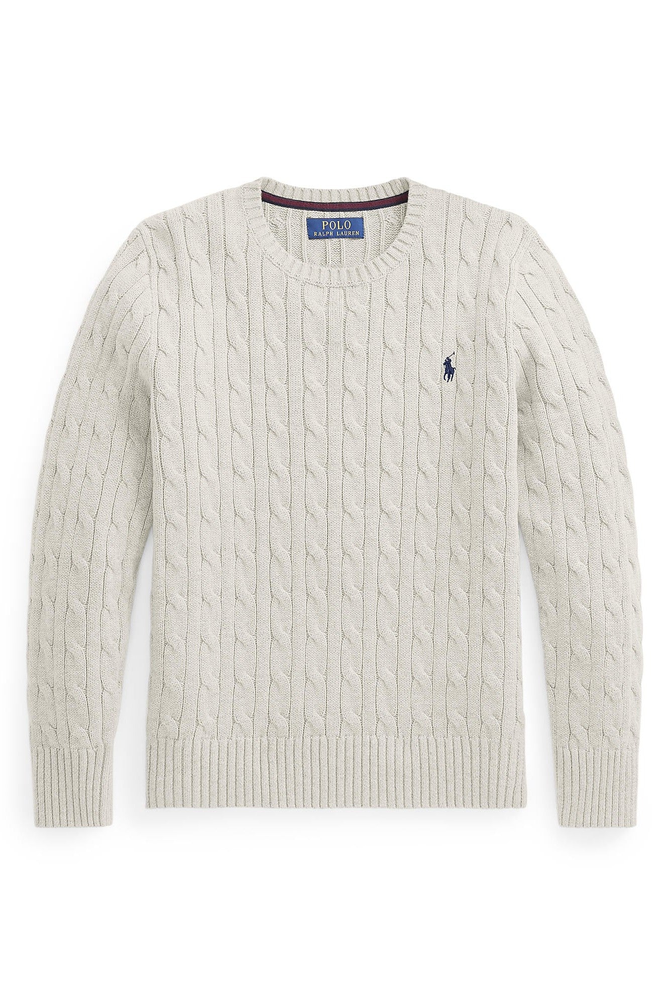 Polo Ralph Lauren Boys Combed Cotton Cable Knit Sweater