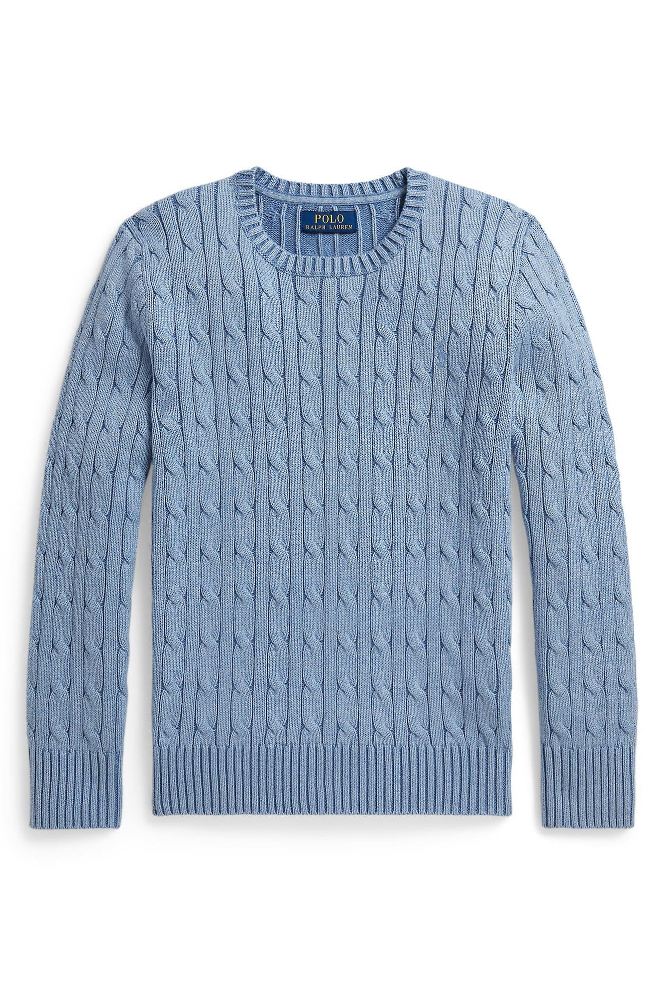 Polo Ralph Lauren Boys Combed Cotton Cable Knit Sweater