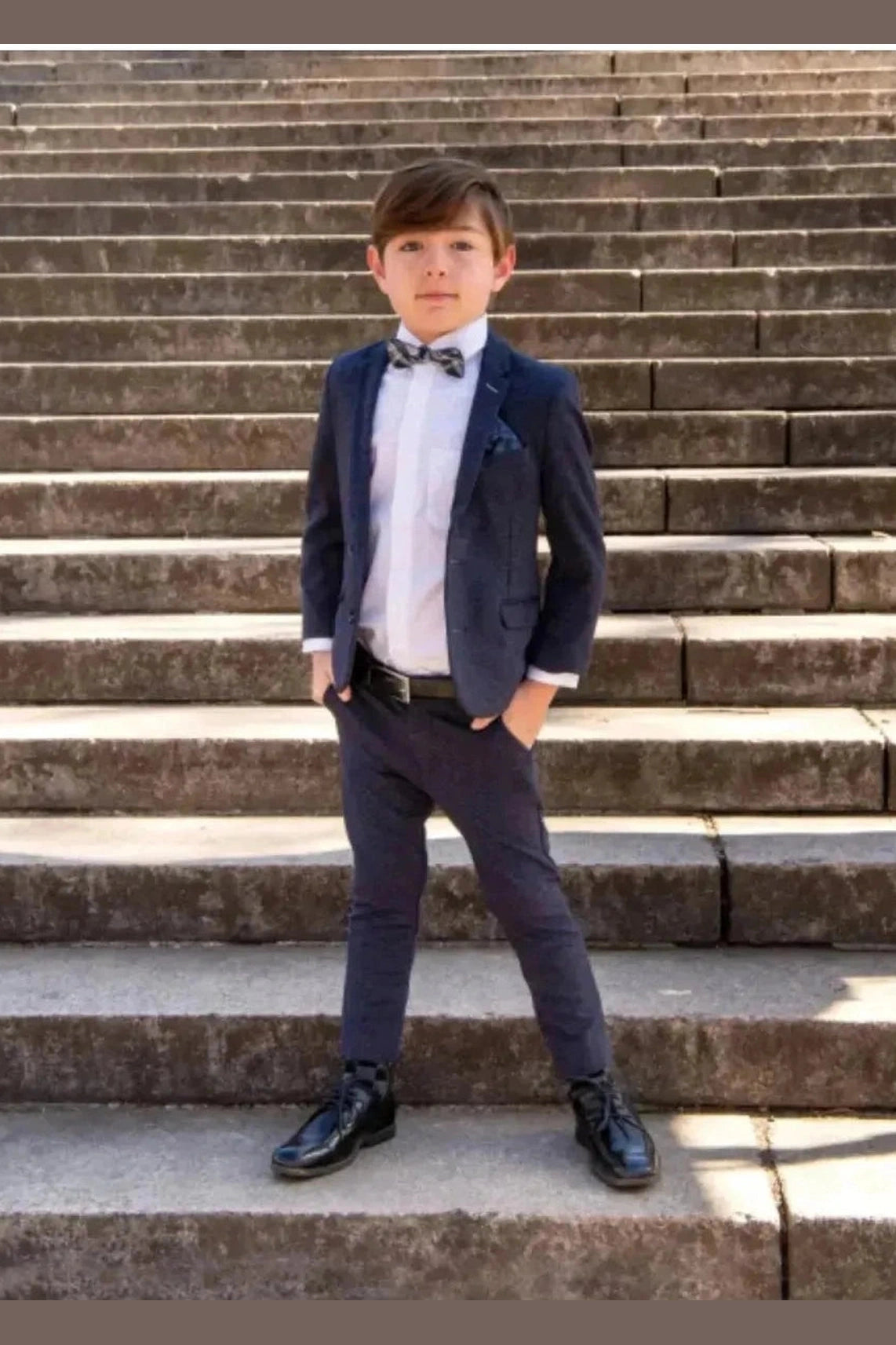 Appaman Boys 2pc Stretch Mod Navy Suit-NorthBoys