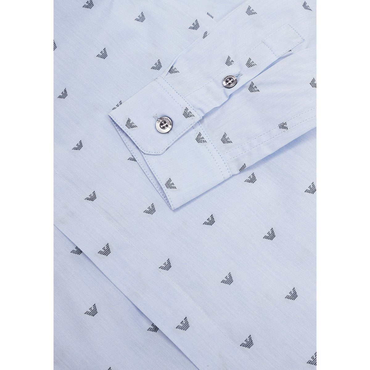 Emporio Armani Boys Blue Dress Shirt - NorthBoys