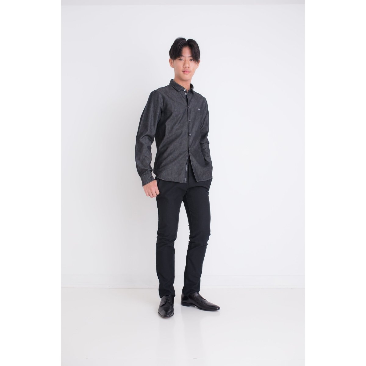Emporio Armani Boys Denim Dress Shirt 192 6G4C64 - NorthBoys