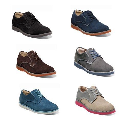 Florsheim Kearny Jr Boys' Oxford Shoes - Classic Leather Dress Shoes For Toddlers To Youth