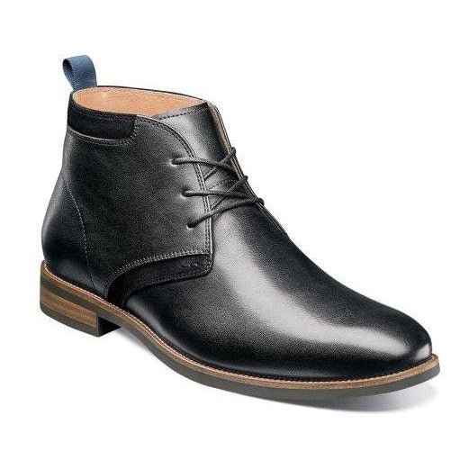 Florsheim Men's Uptown Plain Toe Black or Cognac Chukka Boot 15167