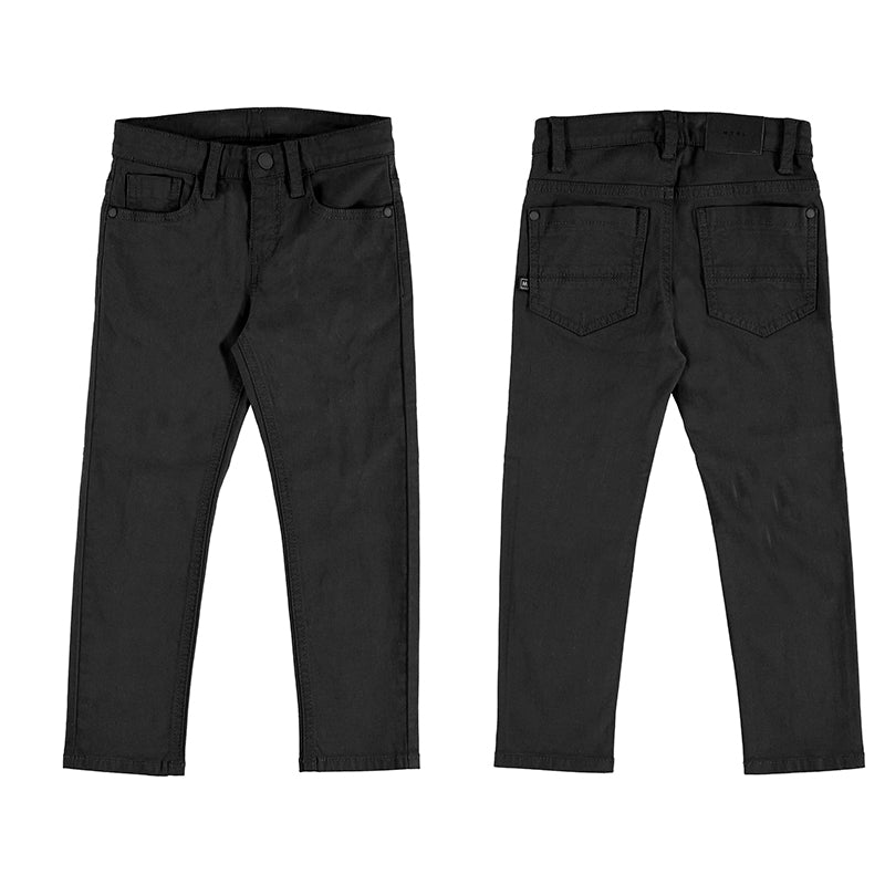 Mayoral Mini 5 Pocket Slim Fit Basic Pants _Black 517-39 – NorthBoys