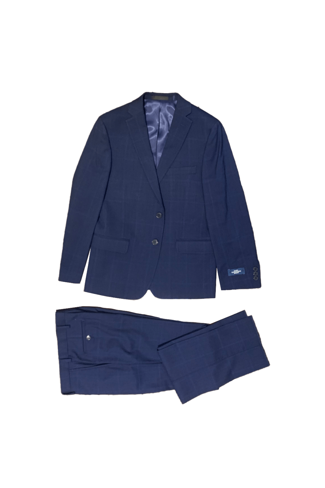 Hart Schaffner Marx Boys Navy Wool Suit-NorthBoys