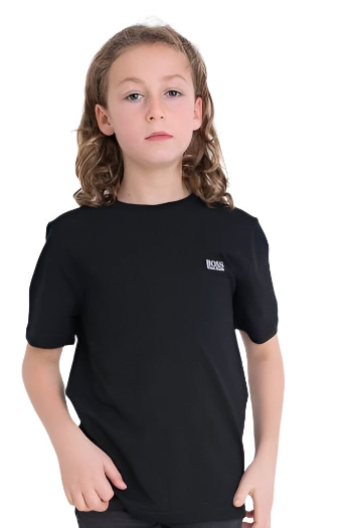 Hugo Boss Boys Basic T-Shirt - Crew Neck_ J25P14 - NorthBoys
