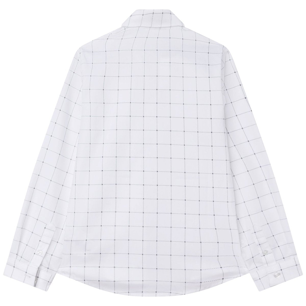 Hugo Boss Boys L/S Dress Shirt w/Pattern_ White J25N64 - 10B - NorthBoys
