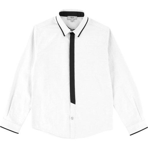 Hugo Boss Boys Long Sleeved Shirt 182 J25C61 - NorthBoys