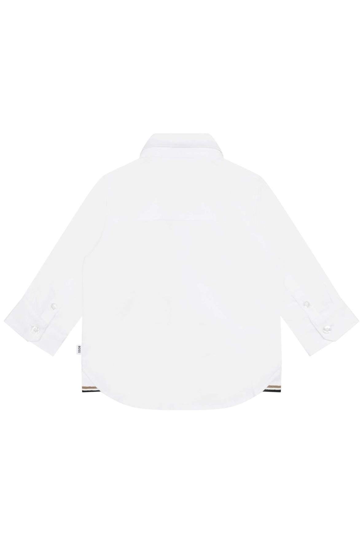 Hugo Boss Toddler Dress Long Sleeve Shirt_White J05983 - 10P - NorthBoys