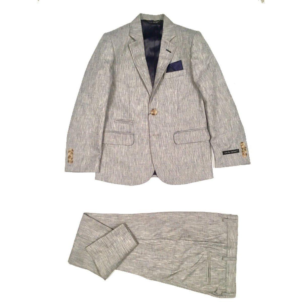 Leo & Zachary Boys Slim Fresco Suit 852-NorthBoys