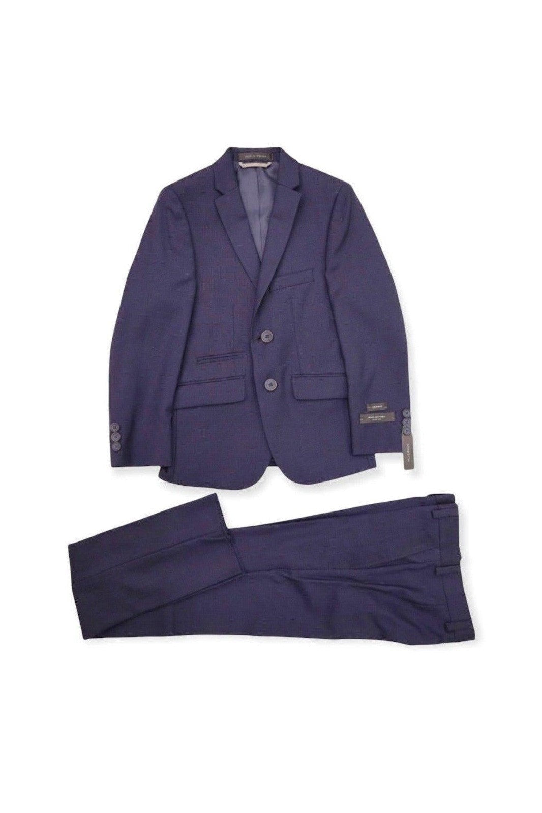 Marc New York Boys Husky Navy Neat Suit-NorthBoys