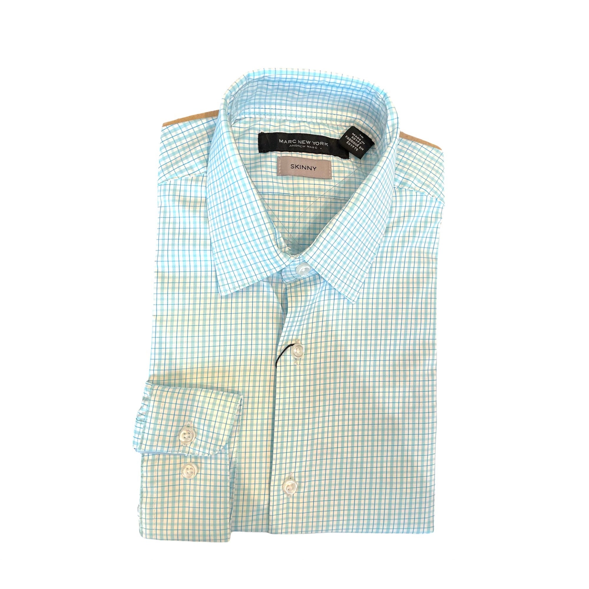andrew marc dress shirts Andrew Marc Kids' Skinny Fit Grid Stretch Dress Shirt In Light Blue