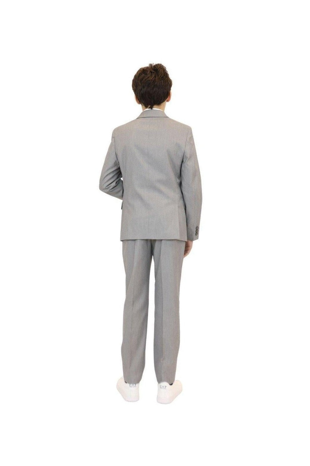 Marc New York Boys Skinny Light Grey Sharkskin Suit-NorthBoys