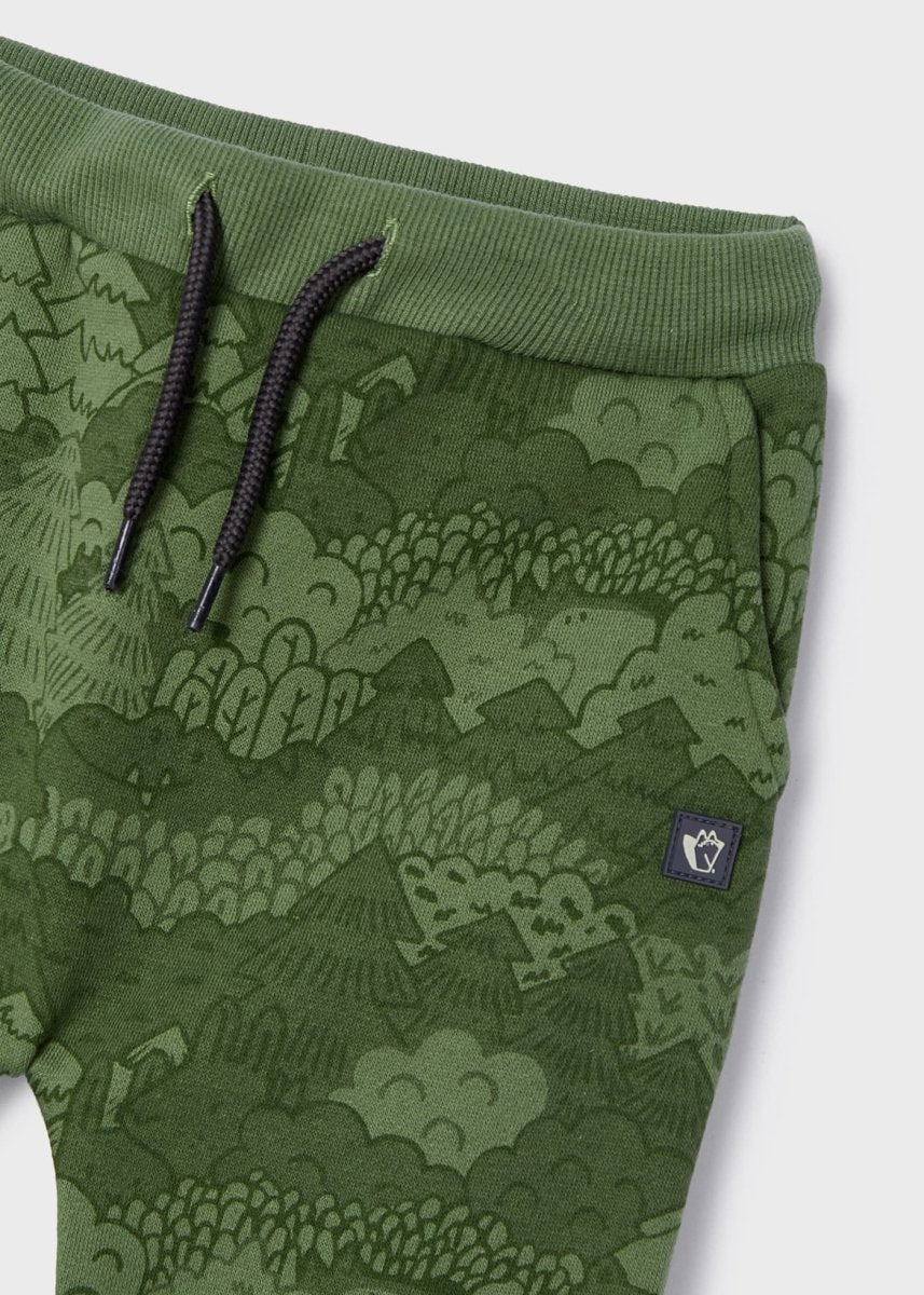 Mayoral Baby Printed Knit Pants _Moss 2530 - 28 - NorthBoys