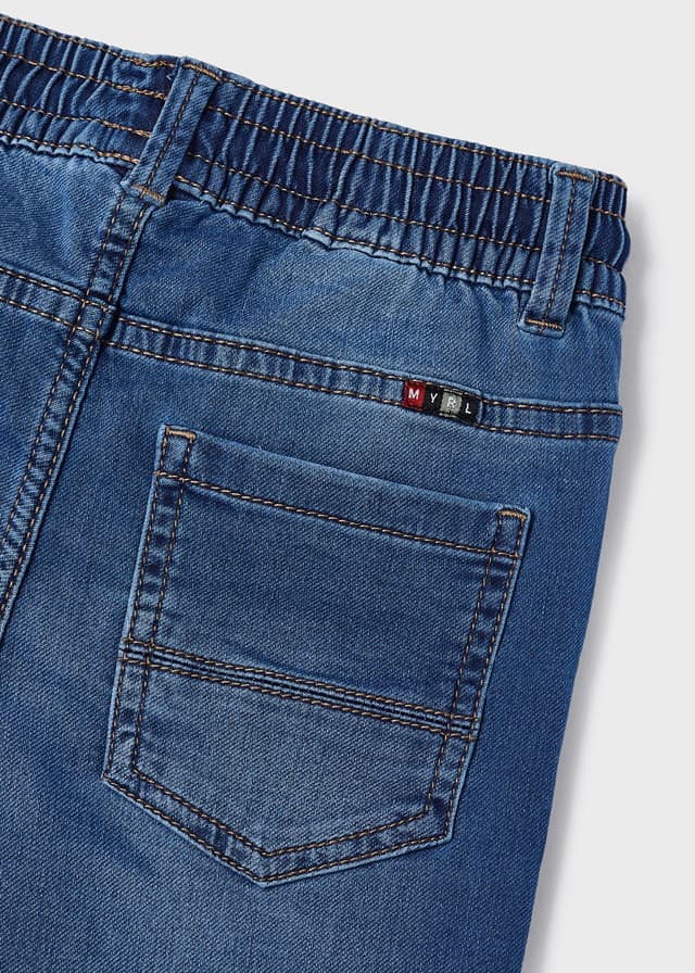 Mayoral Mini Soft Denim Jogger Pants _Blue 4598 - 60 - NorthBoys