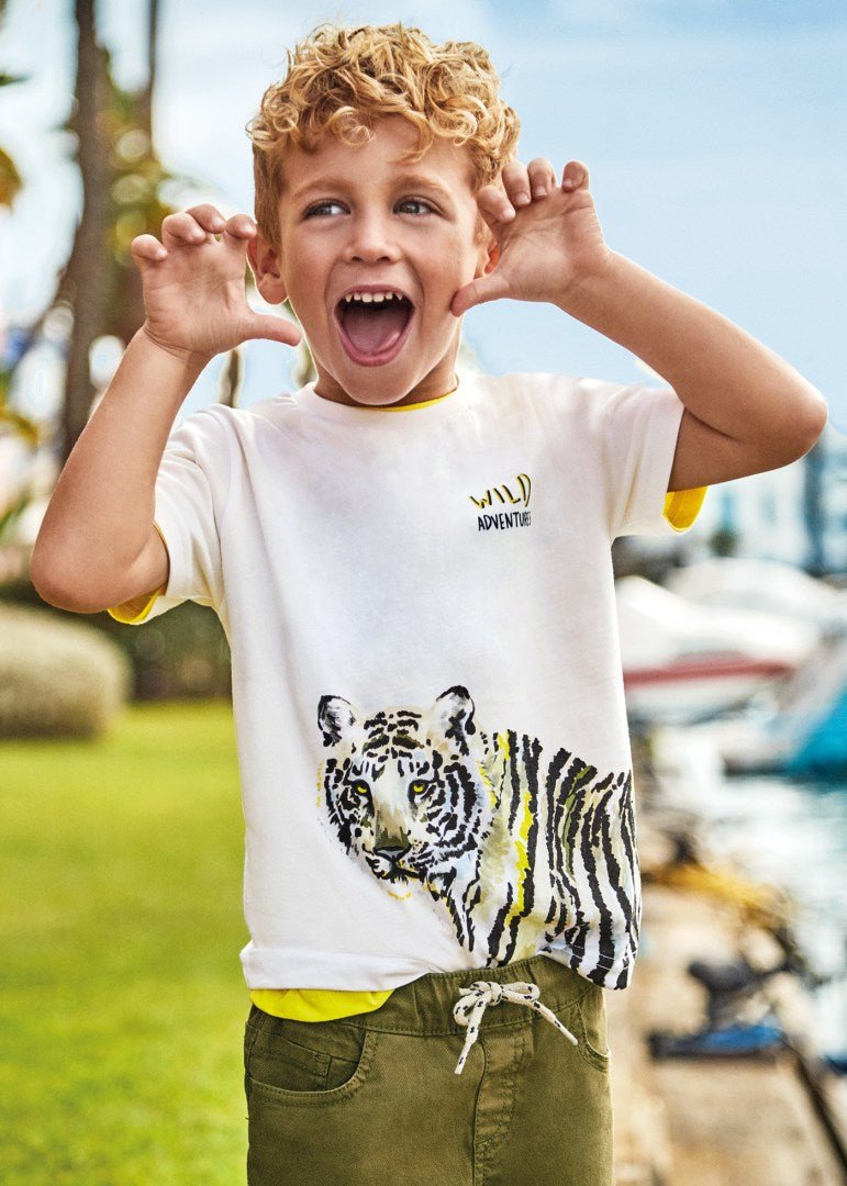 Mayoral Mini T-Shirt_ White 3007 - 25 - NorthBoys