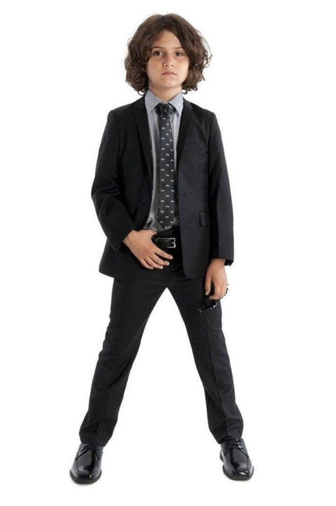 Mod Boys Slim Classic Black Suit-NorthBoys