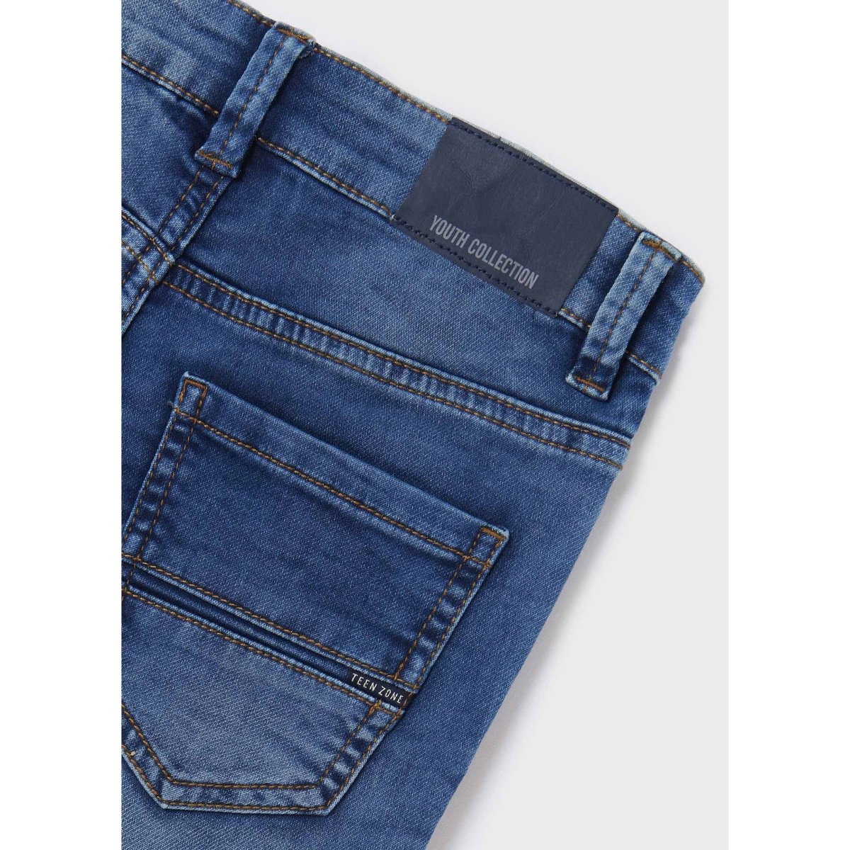 Nukutavake Bermuda Soft Denim Shorts _Medium Blue 6214 - 68 - NorthBoys