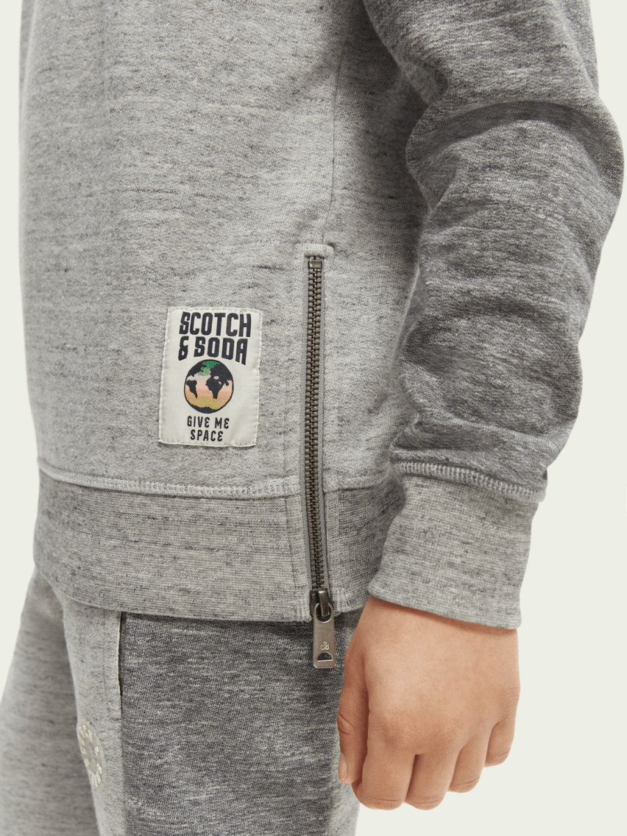 Scotch & Soda Boys Color Blocked Sweatshirt _Grey 167584 - 0606 - NorthBoys