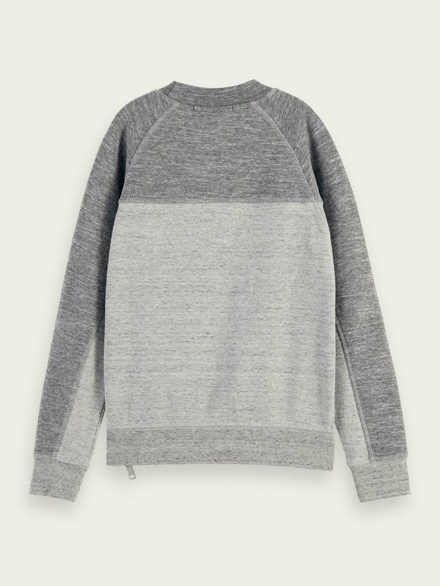 Scotch & Soda Boys Color Blocked Sweatshirt _Grey 167584 - 0606 - NorthBoys