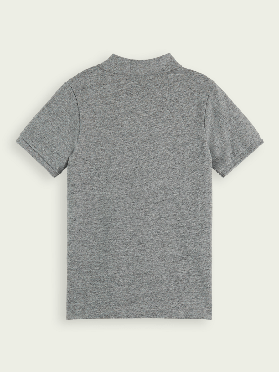 Scotch & Soda Boys S/S Polo _Grey 171190 - 0606 - NorthBoys