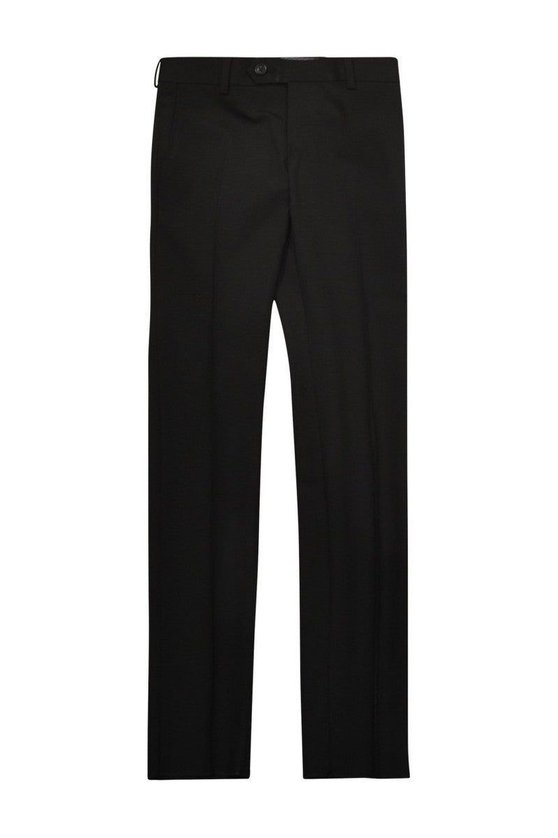Tallia Boys Skinny Fit Black Dress Pants - NorthBoys