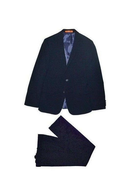 Tallia Boys Slim Solid Navy Wool Suit_ DZ0002-NorthBoys