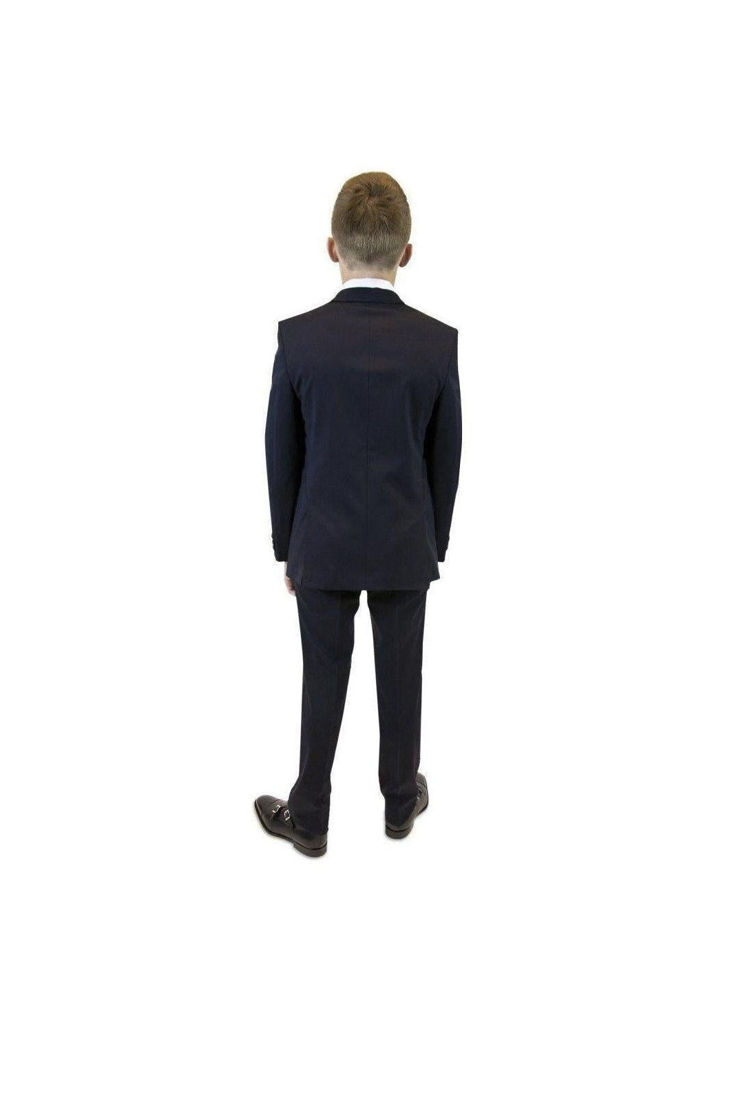 Tallia Boys Slim Solid Navy Wool Suit_ DZ0002-NorthBoys