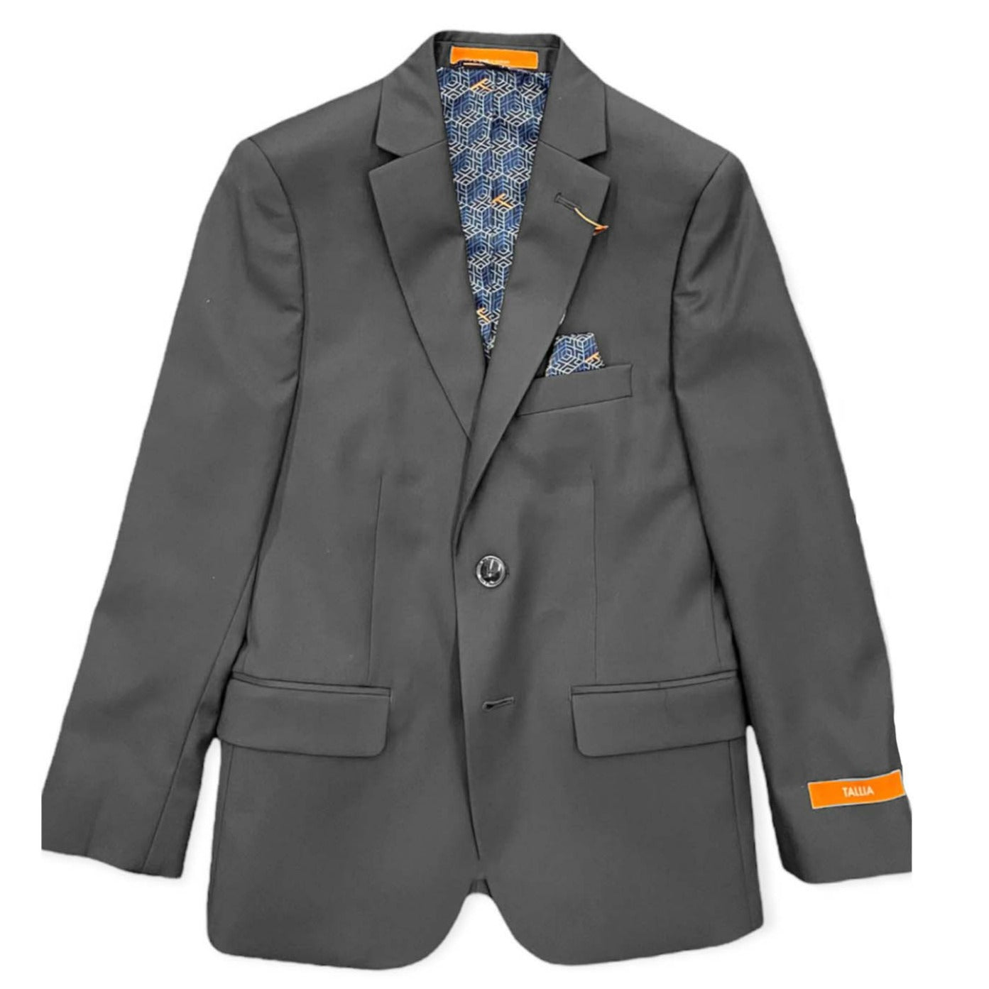 Boys Skinny Charcoal Suit Separate Jacket RY