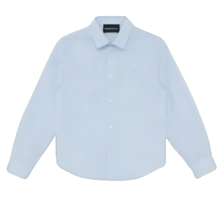 Boys blue cheap dress shirt