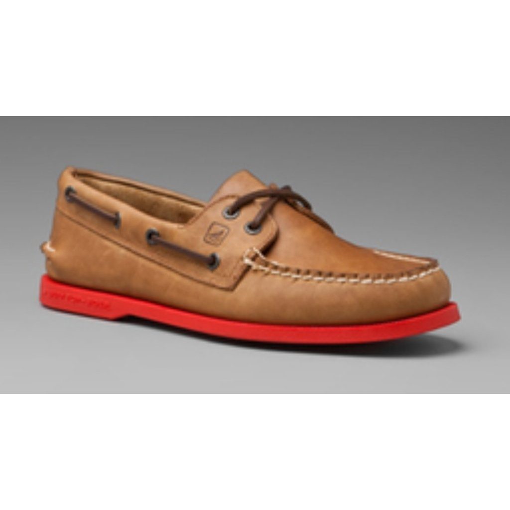 Sperry orange shop shoes