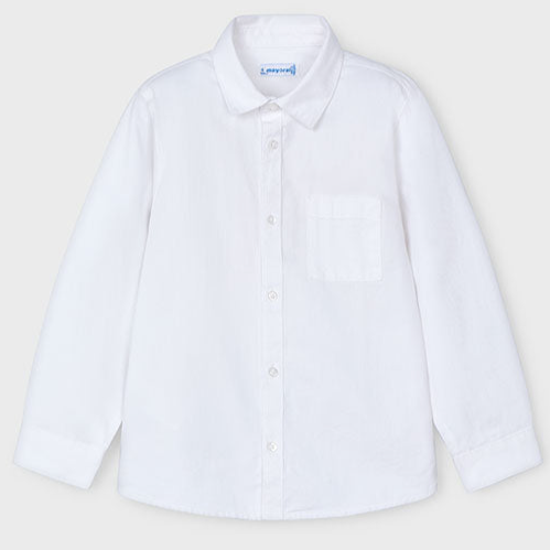 Mini Basic Long Sleeve Dress Shirt