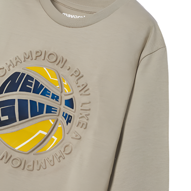 Mini Long Sleeve Basketball T-Shirt