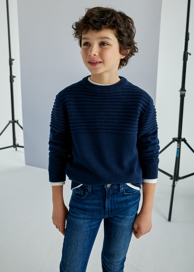 Nukutavake Boys Jacquard Sweater