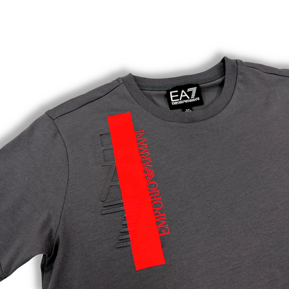 EA7 Boys Grey Logo T-Shirt_3RBT63-BJ02Z
