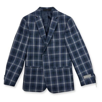Plaid 2025 blue jacket