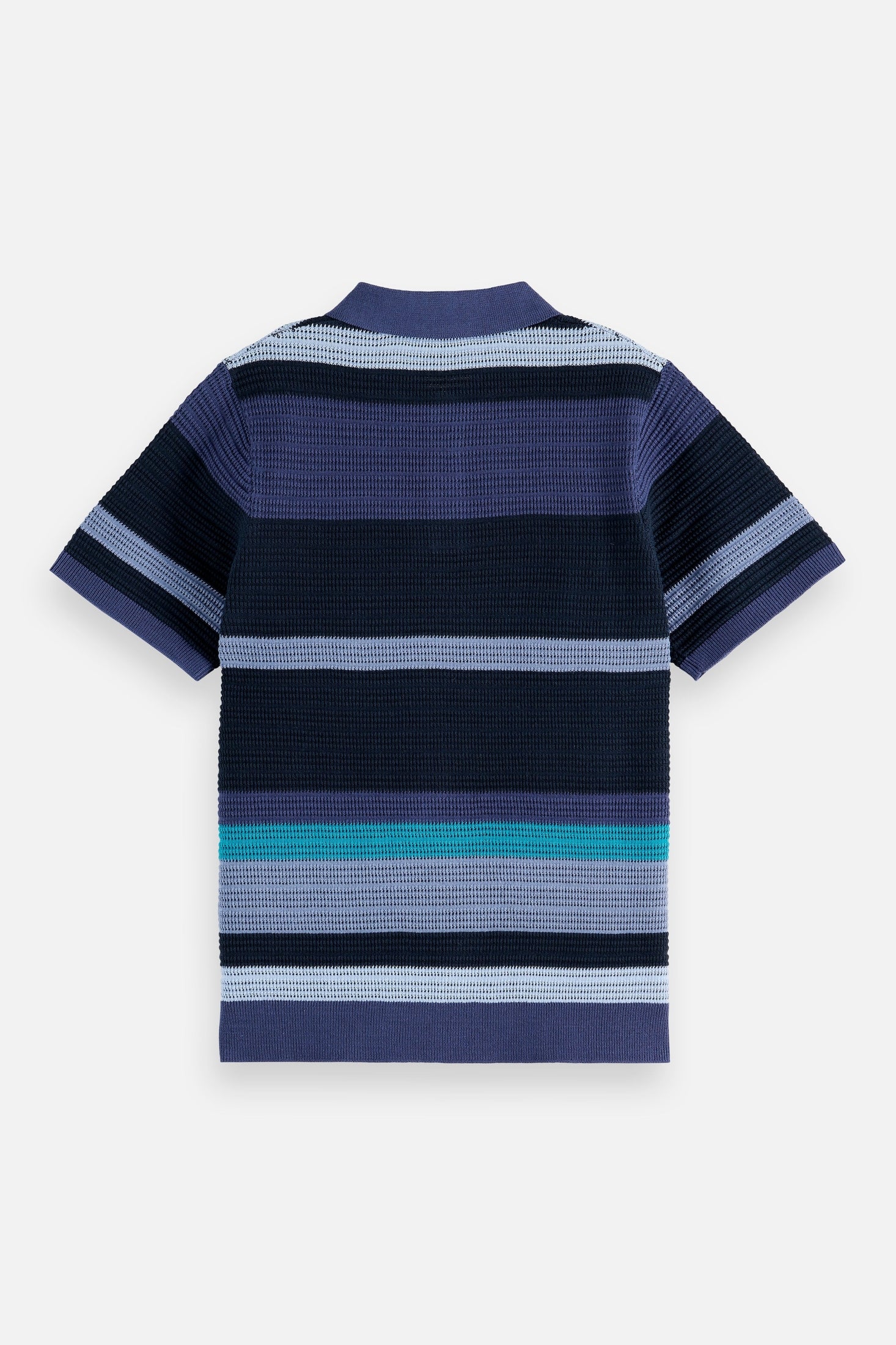 Scotch & Soda Boys Knitted Strioed Polo