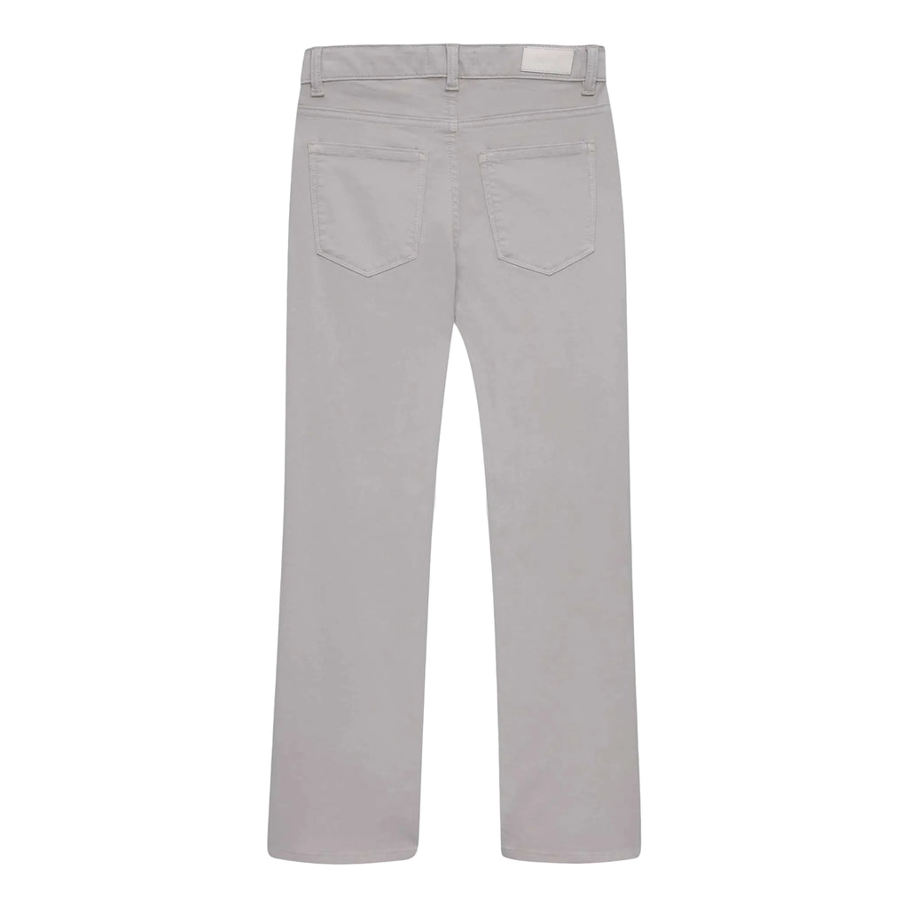 Light gray jeans on a white background