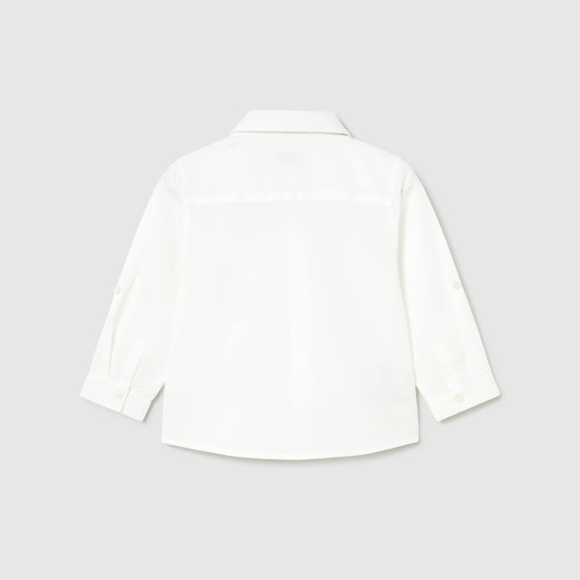 Mayoral Baby Boys Long Sleeve Linen Shirt_ 1118