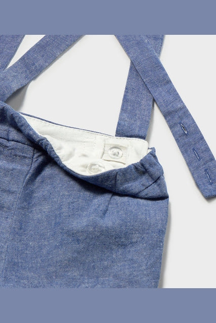 Mayoral Baby Boys Three Piece Linen Set_ 1226