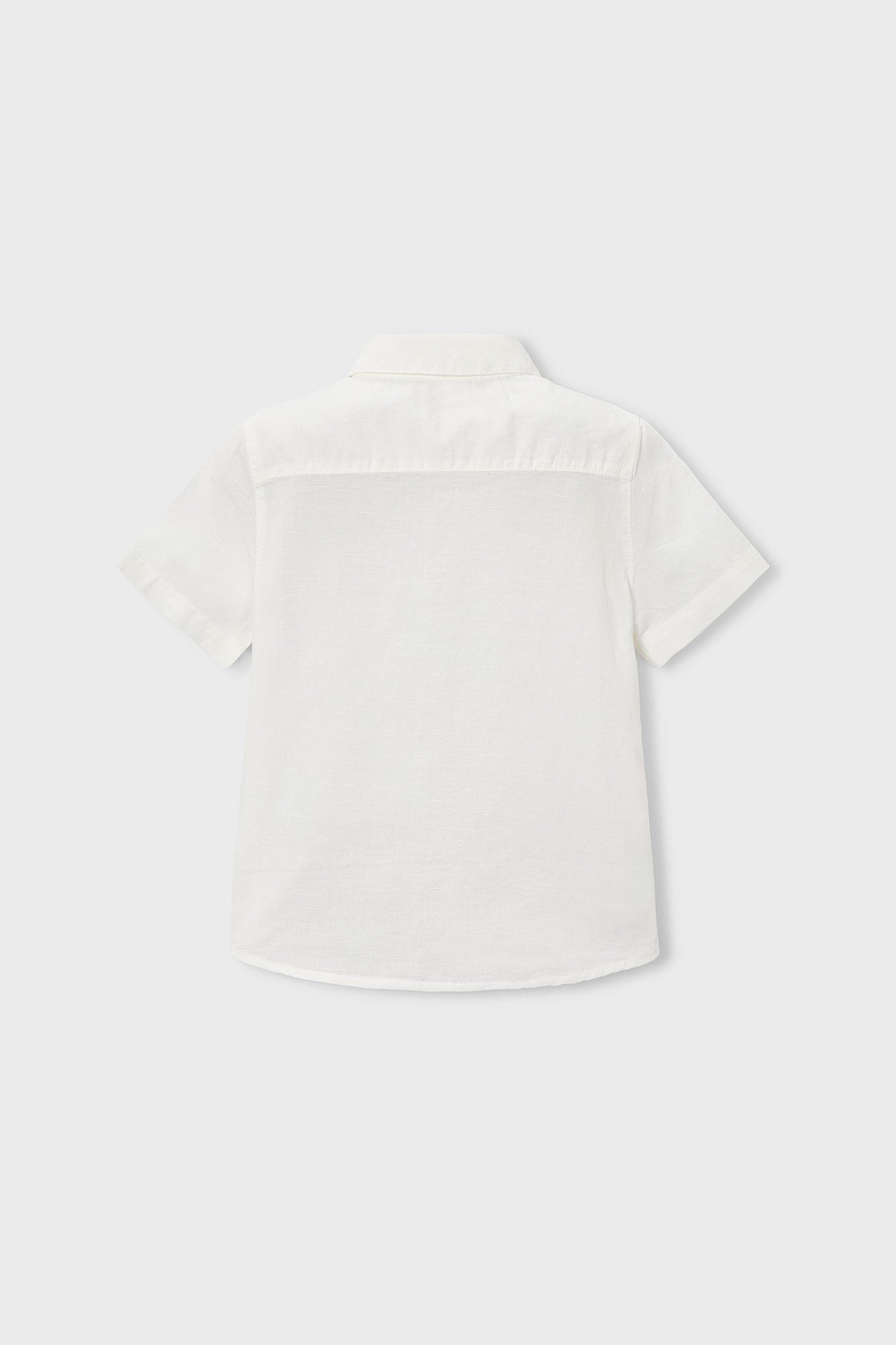 Mayoral Mini Boys Linen Short Sleeve Shirt_ 3112