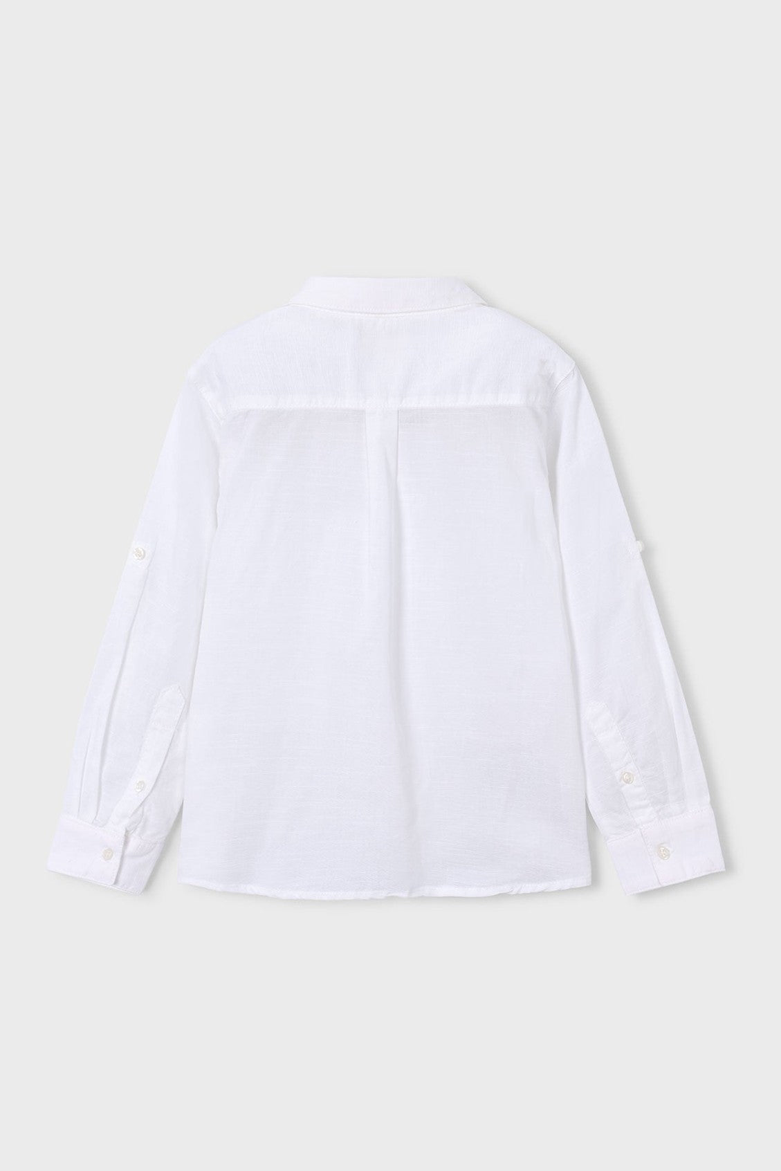 Mayoral Mini Boys Long Sleeve Linen Shirt_ 3119