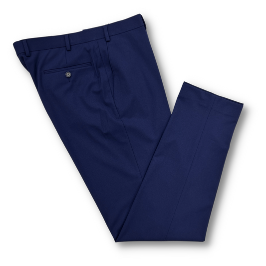 Calvin Klein Mens Extra Slim Fit Blue Suit Pants_ S8W0273