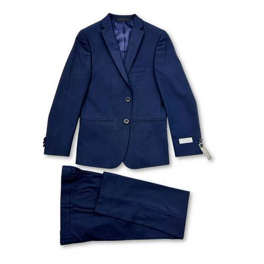 Michael Kors Boys Skinny Fit Blue Neat Suit_ AX0008