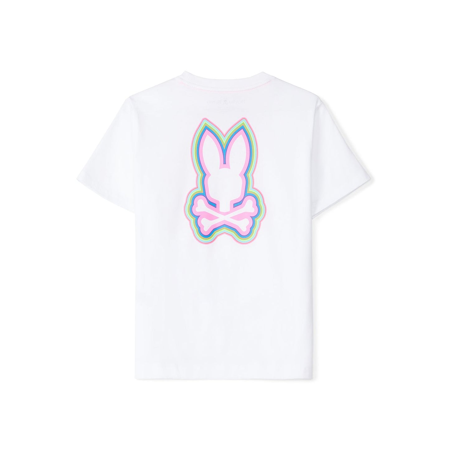 Psycho Bunny Kids Maybrook Back Graphic White T-Shirt_ B0U196B2TS-100
