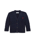 Polo Ralph Lauren Baby Boys Cable-Knit Cotton V-Neck Cardigan