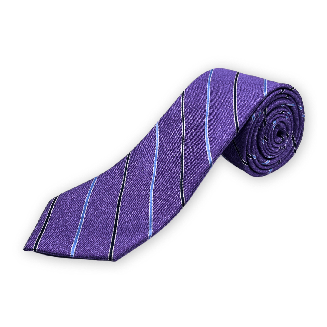 Andrew Marc Boys Purple/Blue Tie__ EZ0053 - NorthBoys