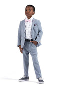 Appaman Boys 2pc Grey Stretch Suit-NorthBoys